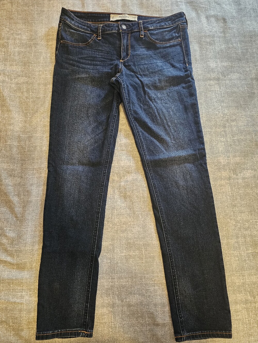 Women's Abercrombie & Fitch Straight Leg Blue Jeans 6R W28/L29